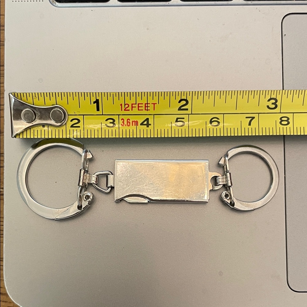 Multifunction Keychain Tool Silver - Picture 3 of 3
